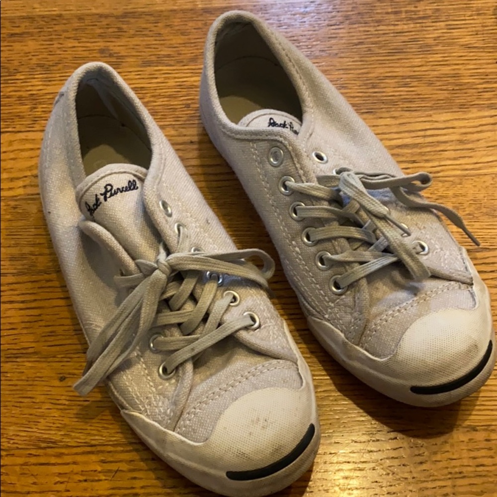 Converse jack Purcell grey sneakers 6.5